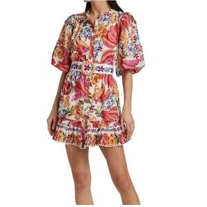 Farm Rio Spring Bananas Belted Mini